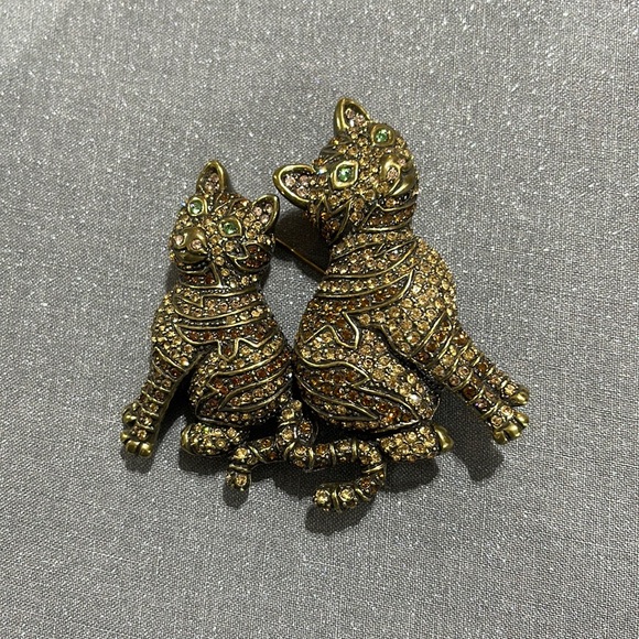 Heidi Daus Jewelry Heidi Daus Cats Broach Poshmark